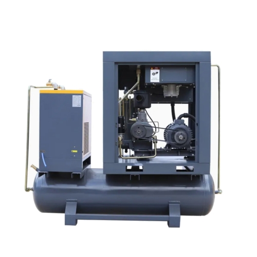 Kompresor śrubowy 15kW | 1500L/min | Zbiornik 500L i Osuszacz